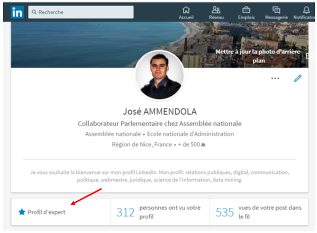 Profil Linkedin José AMMENDOLA